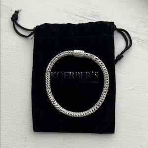 .925 Silver Braided Bracelet